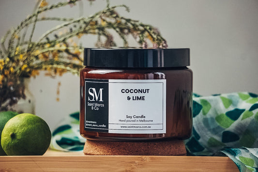 Large Coconut & Lime Soy Candle 750g